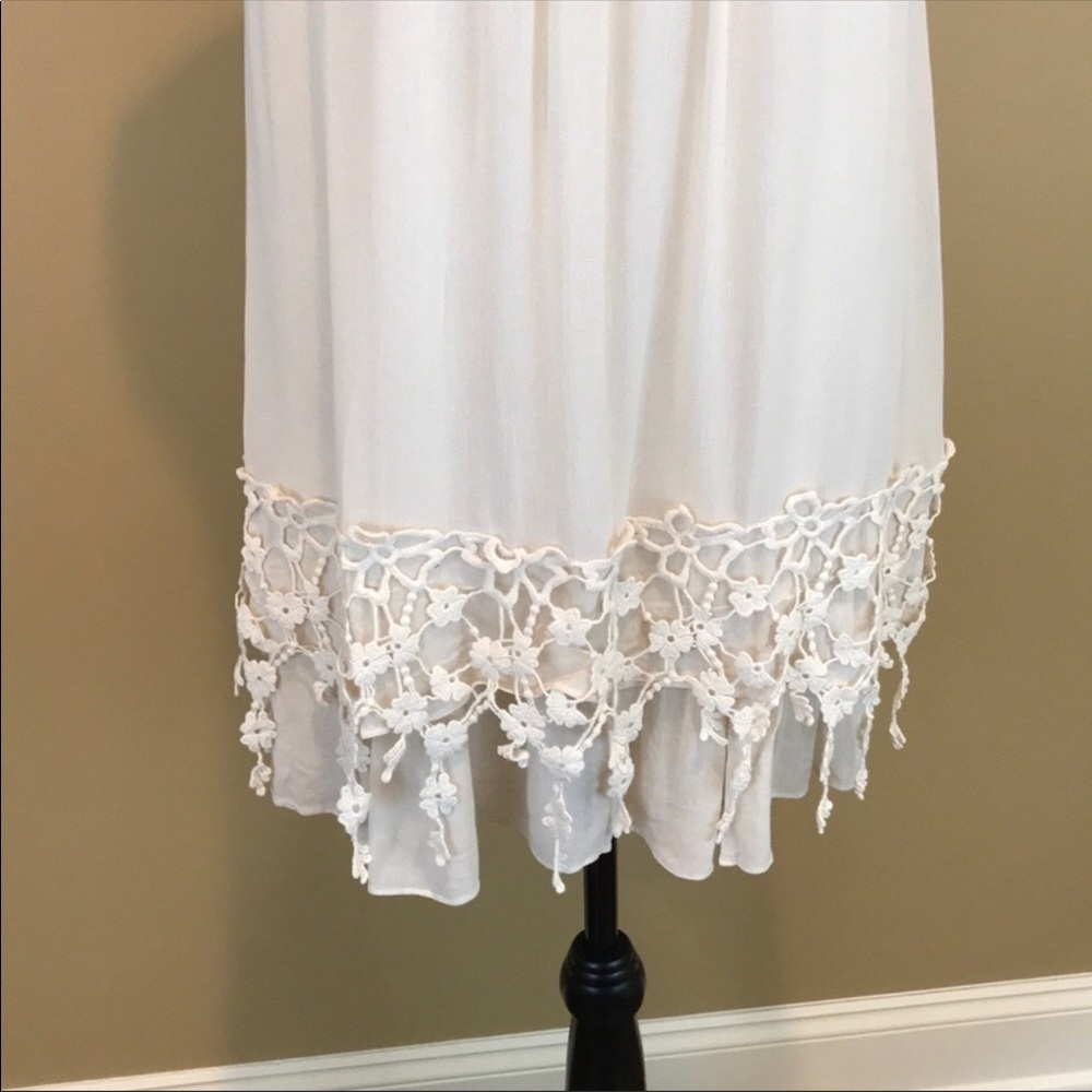 Entro Crochet Lace Spaghetti Strap Slip Dress - Picture 5 of 7